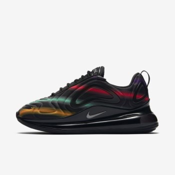 Nike Air Max 720 - Női Utcai Cipő - Fekete/Arany/Piros/Metal Titán